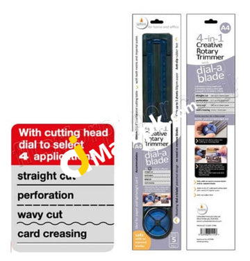 Cathedral Dial-A-Blade A4 Size Creative Rotary Trimmer - Imported From Uk